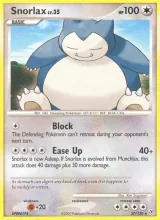 Snorlax · Diamond & Pearl Pokémon card