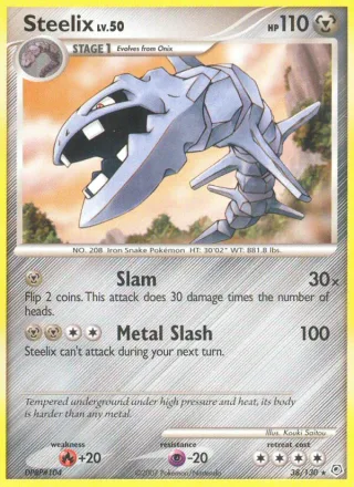 Steelix #38 · Diamond & Pearl Pokémon card