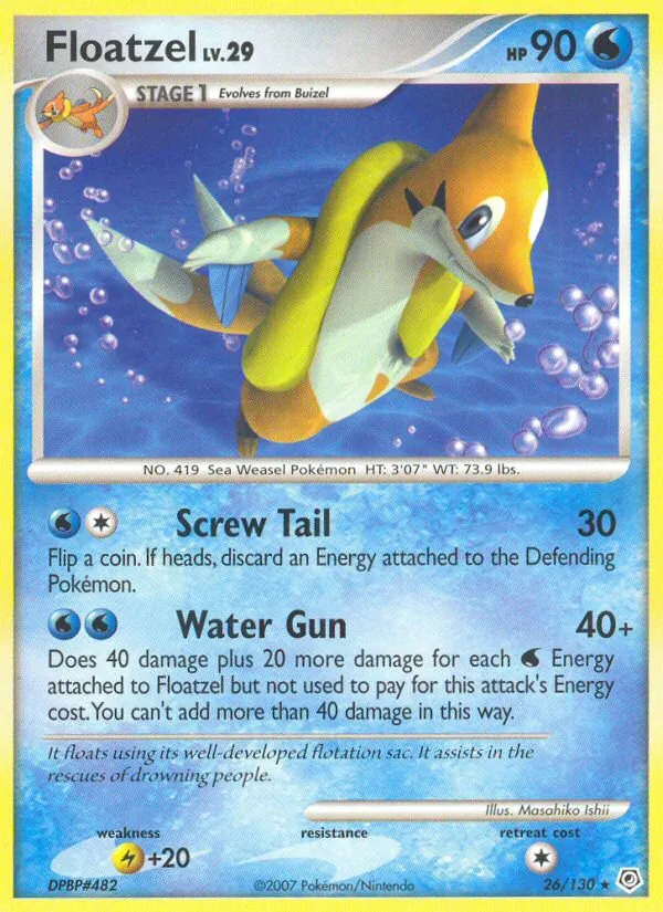 Floatzel full card art