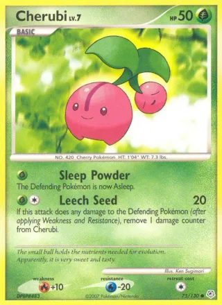 Cherubi #75 · Diamond & Pearl Pokémon card