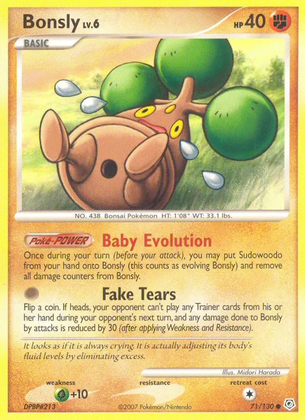 Bonsly full card art