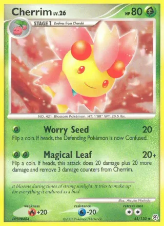 Cherrim #45 · Diamond & Pearl Pokémon card