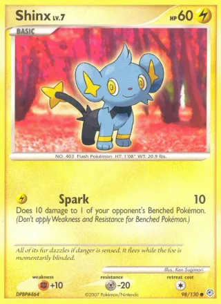 Shinx #98 · Diamond & Pearl Pokémon card
