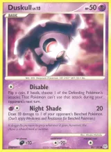 Duskull · Diamond & Pearl Pokémon card
