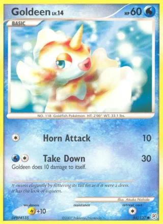 Goldeen #84 · Diamond & Pearl Pokémon card