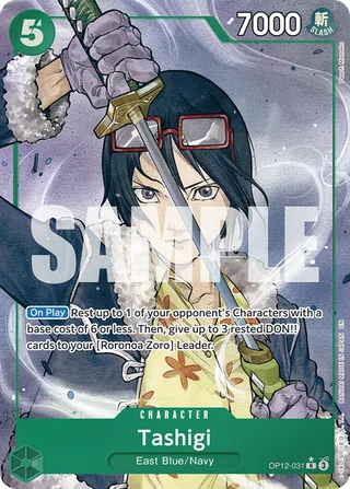 Tashigi (Alternate Art) #OP12-031-alternate-art · Legacy of the Master One Piece card