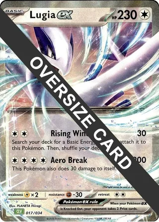 Lugia ex #017 · Jumbo cards Pokémon card