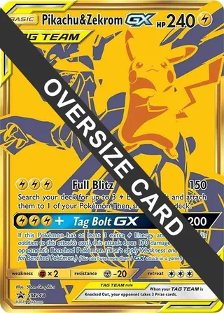 Pikachu & Zekrom GX - SM248 #SM248 · Jumbo cards Pokémon card