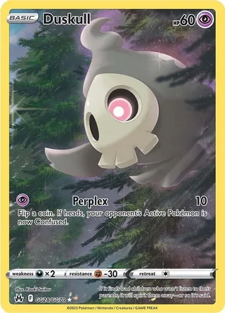 Duskull #GG28 · Crown Zenith Galarian Gallery Pokémon card