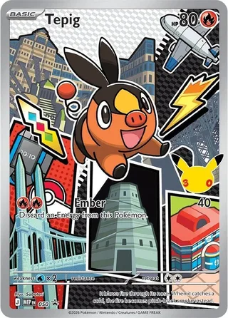 Tepig #050 · MEP Black Star Promos Pokémon card