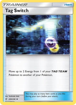 Tag Switch #209 · Unified Minds Pokémon card