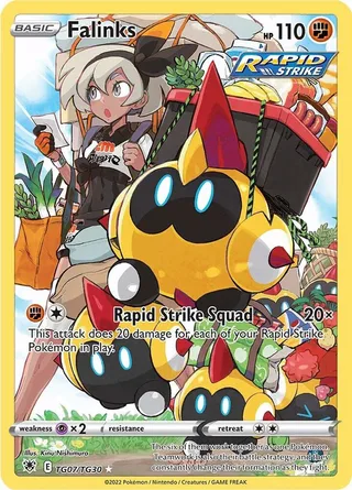 Falinks #TG07 · Astral Radiance Trainer Gallery Pokémon card