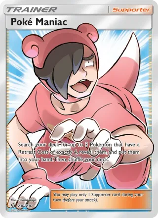 Poké Maniac #236 · Unified Minds Pokémon card
