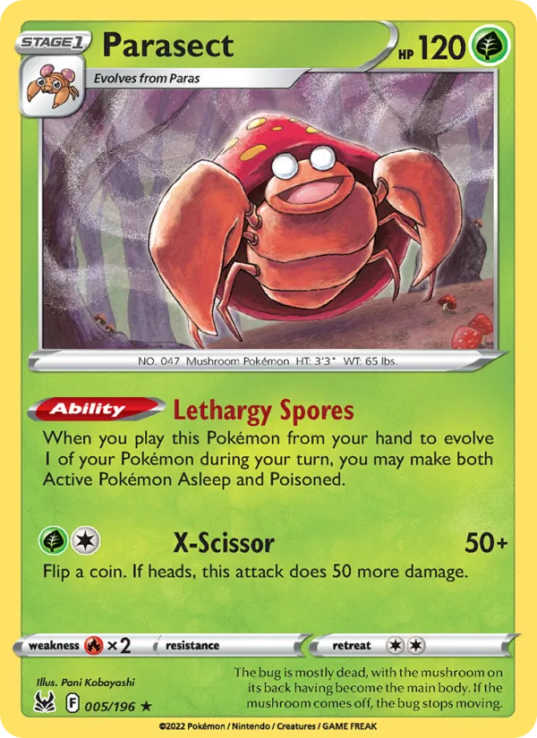 Parasect full card art