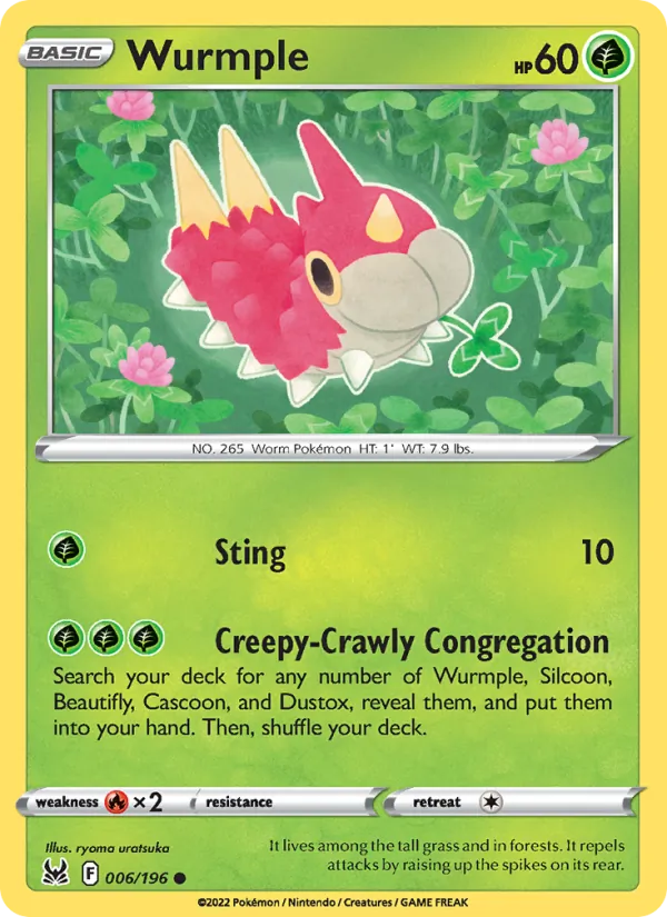 Wurmple full card art