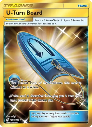 U-Turn Board #255 · Unified Minds Pokémon card