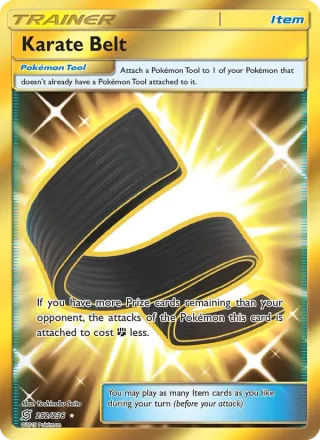 Karate Belt #252 · Unified Minds Pokémon card