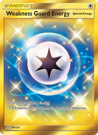 Weakness Guard Energy #258 · Unified Minds Pokémon card
