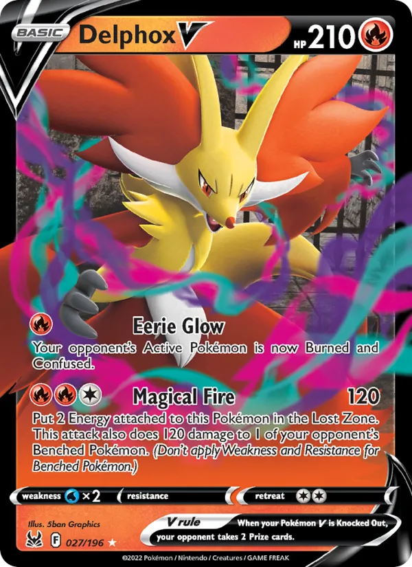 Delphox V full card art