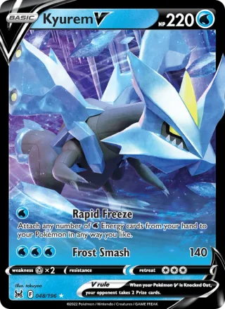 Kyurem V #048 · Lost Origin Pokémon card