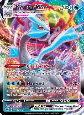 Kyurem VMAX #049 · Lost Origin Pokémon card