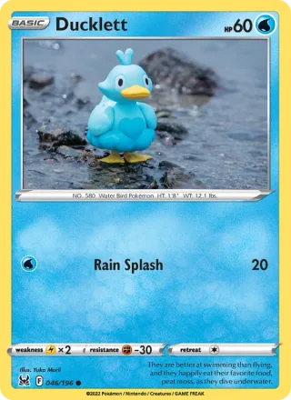 Ducklett #046 · Lost Origin Pokémon card