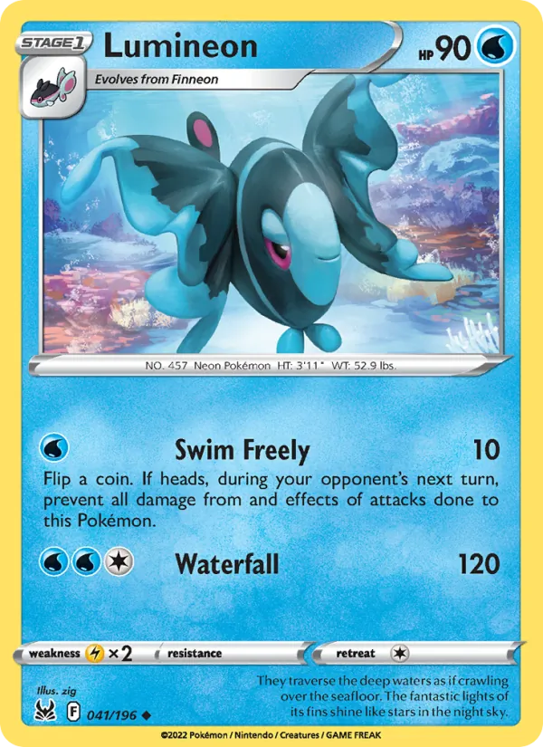 Lumineon full card art