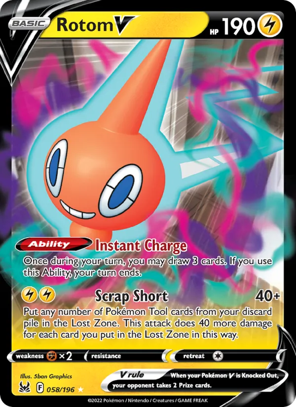 Rotom V full card art