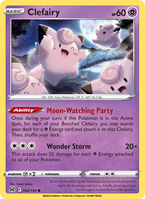 Clefairy full card art