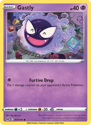 Gastly #064 · Lost Origin Pokémon card