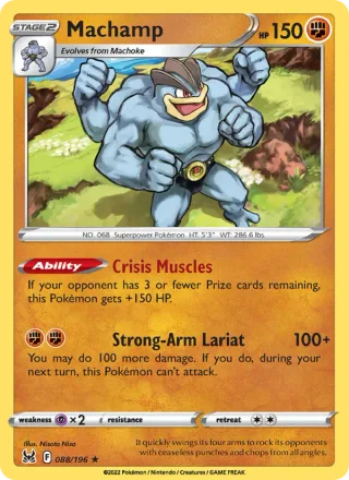 Machamp #088 · Lost Origin Pokémon card