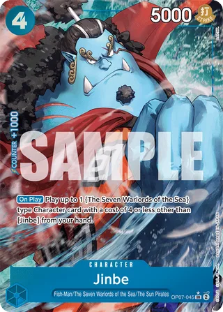 Jinbe (Parallel) #OP07-045-parallel · 500 Years in the Future One Piece card