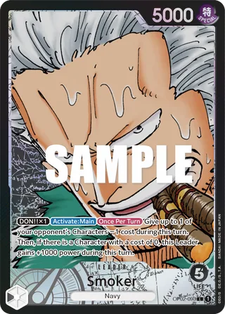 Smoker (Alternate Art) #OP02-093-alternate-art · Paramount War One Piece card