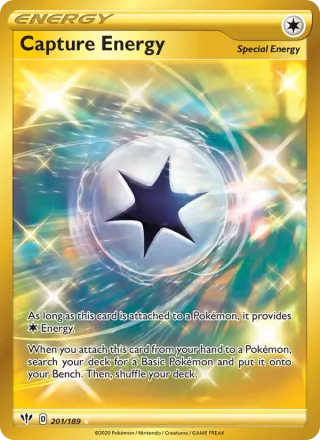 Capture Energy #201 · Darkness Ablaze Pokémon card