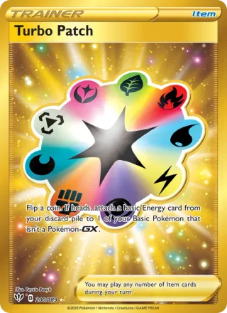 Turbo Patch #200 · Darkness Ablaze Pokémon card