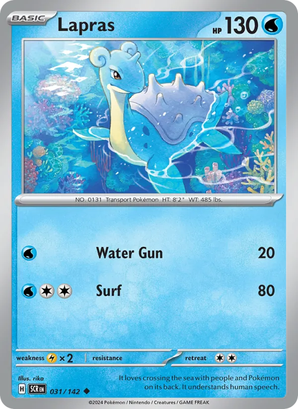 Lapras full card art