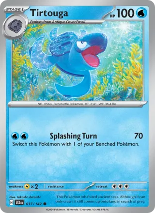 Tirtouga #037 · Stellar Crown Pokémon card