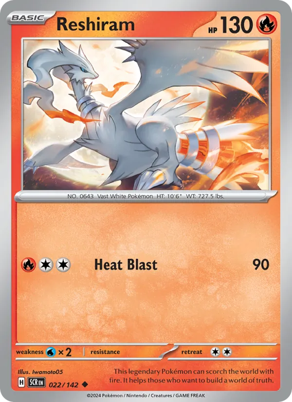 Reshiram full card art