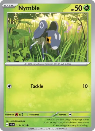 Nymble #015 · Stellar Crown Pokémon card