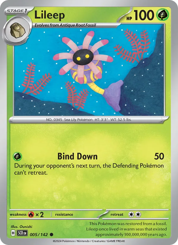 Lileep full card art