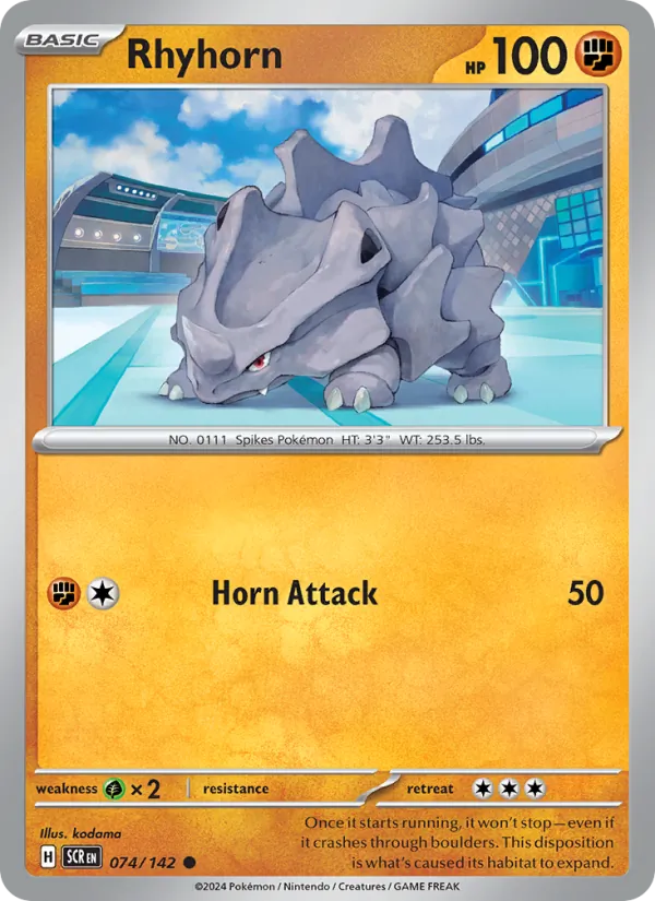 Rhyhorn full card art