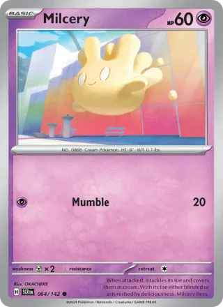 Milcery #064 · Stellar Crown Pokémon card