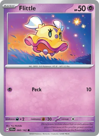 Flittle #068 · Stellar Crown Pokémon card