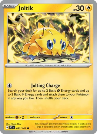 Joltik #050 · Stellar Crown Pokémon card