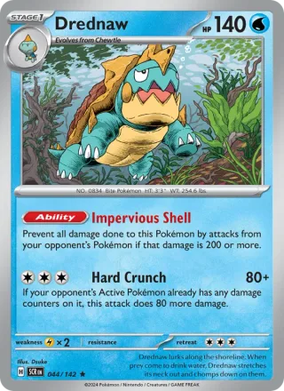 Drednaw #044 · Stellar Crown Pokémon card