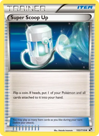 Super Scoop Up #103 · Black & White Pokémon card