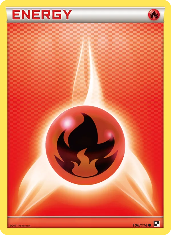 Fire Energy full card art