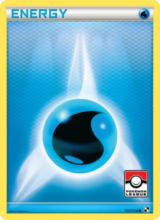 Water Energy #107 · Black & White Pokémon card