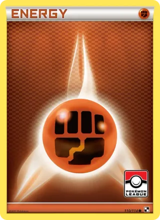 Fighting Energy #110 · Black & White Pokémon card
