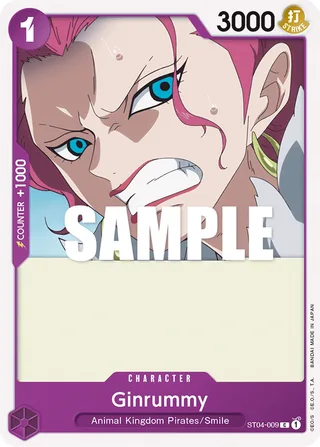 Ginrummy #ST04-009 · ST-04: Starter Deck 4 Animal Kingdom Pirates One Piece card